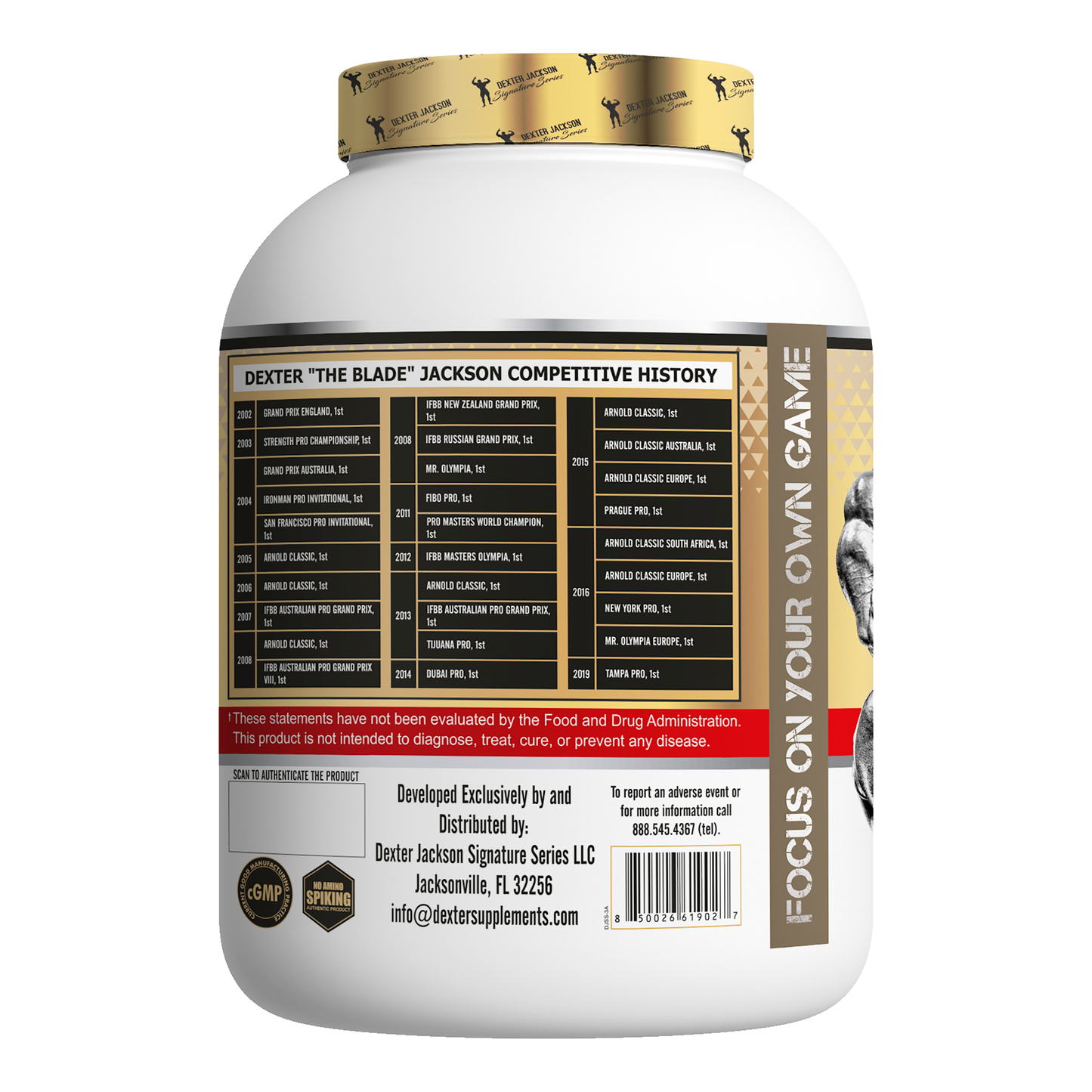 Dexter Jackson Gold Signature Series Whey Gold Protein 5 LBS - Cookies & Cream