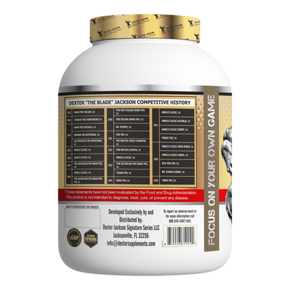 Dexter Jackson Gold Signature Series Whey Gold Protein 5 LBS - Fresh Strawberry
