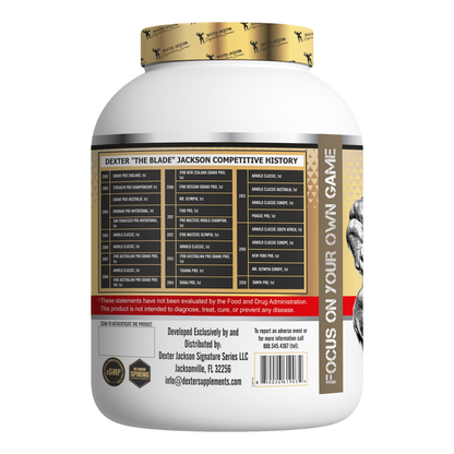 Dexter Jackson Gold Signature Series Whey Gold Protein 5 LBS - Vanilla Ice Cream