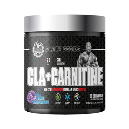 Dexter Jackson Black Signature Series CLA + Carnitine Weight Loose Formula & Reduce Body Fat 300g | 50 servings
