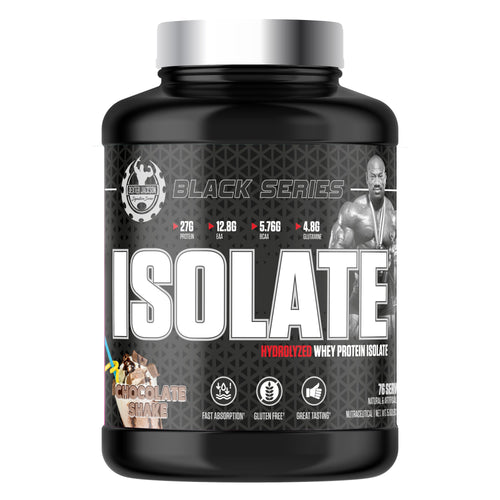 Dexter Jackson Black Signature Series Isolate Hydrolyzed Whey Protein Isolate 2268g | 76 Servings DEXTER JACKSON