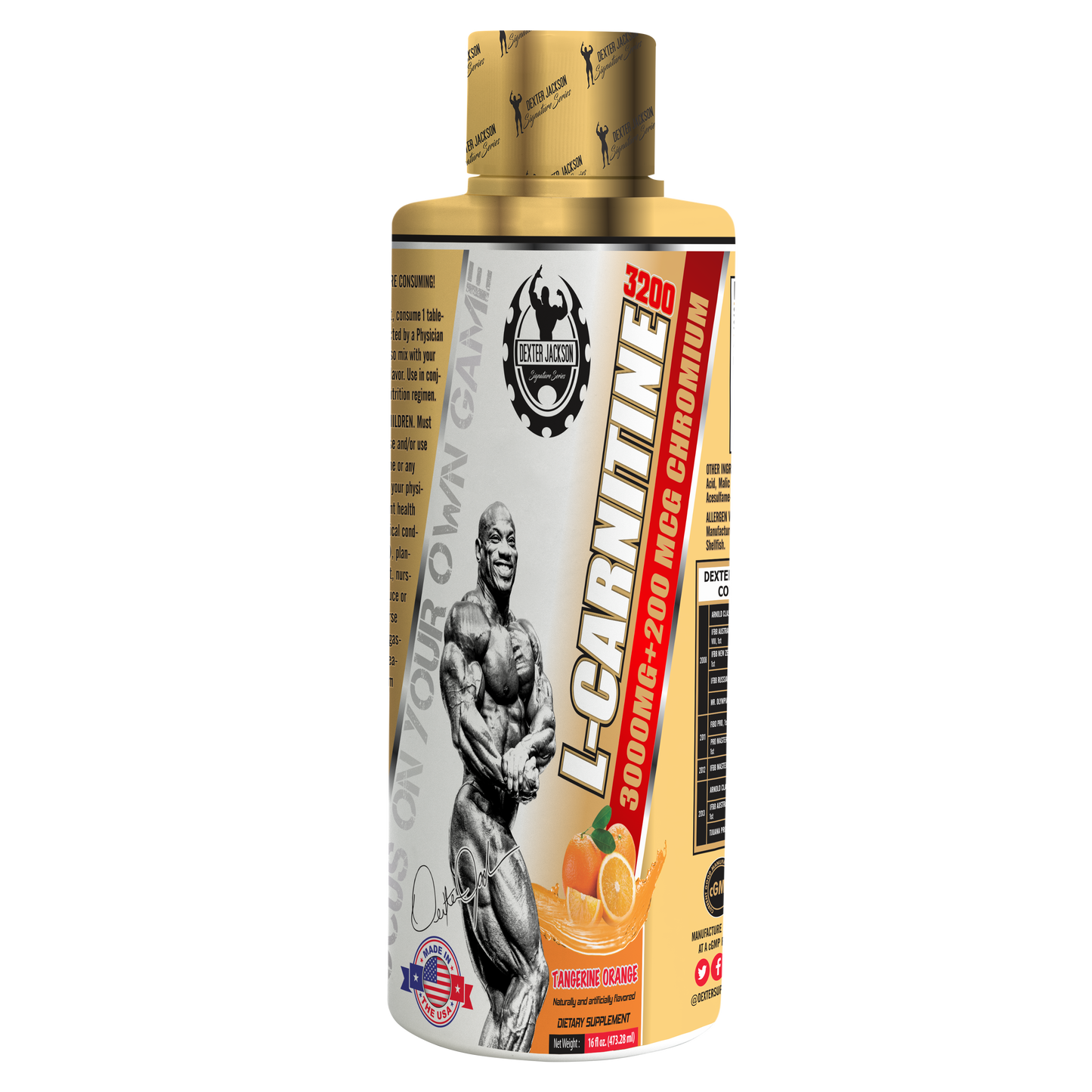 Dexter Jackson Gold Signature Series L-Carnitine Liquid