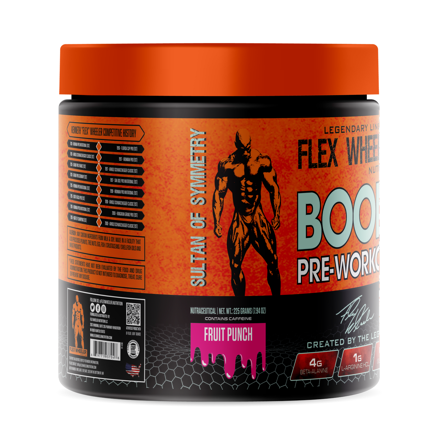 Flex Wheeler Advance Pre Workout Fruit Punch 01 30 servings