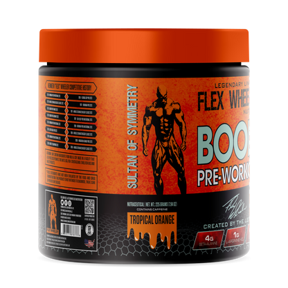 Flex Wheeler Advance Pre Workout Tropical Orange 01 30 servings