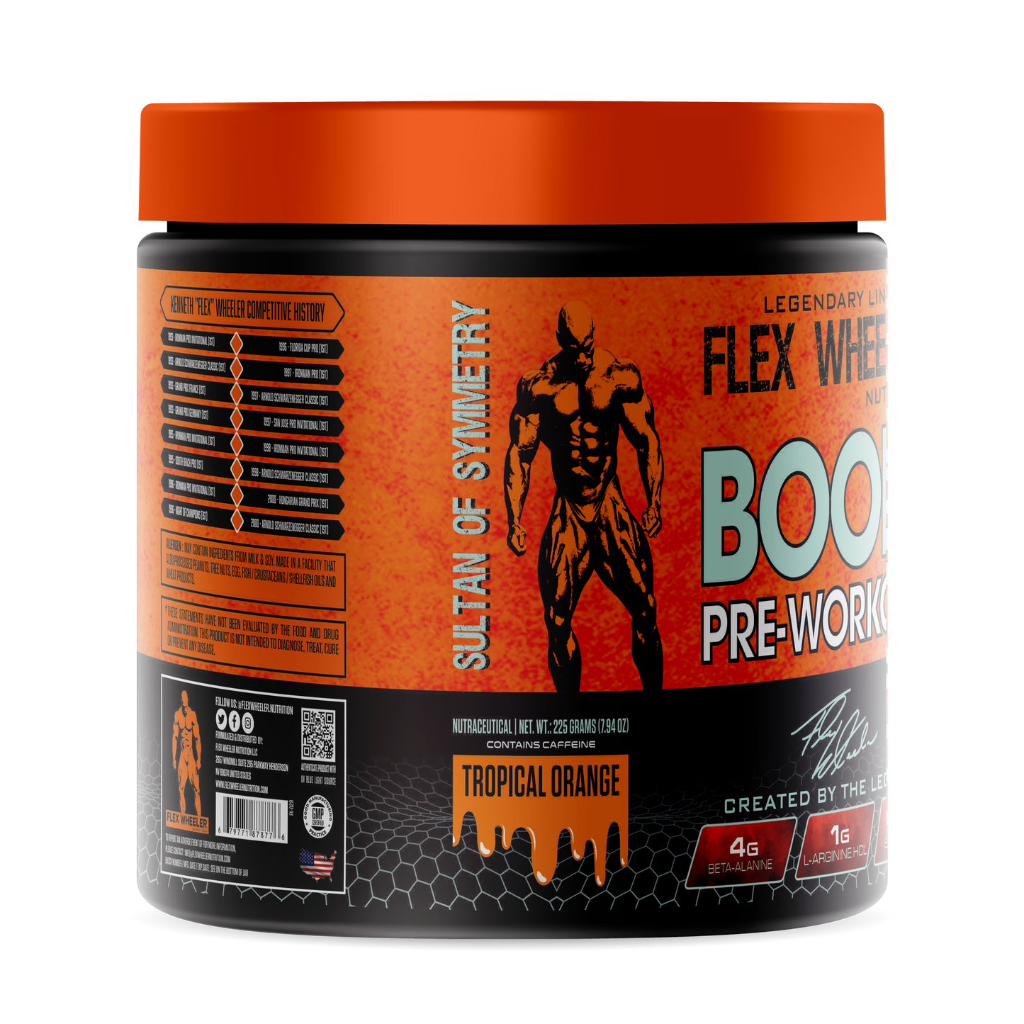 Flex Wheeler Advance Pre Workout 60 Serving Tropical Orange
