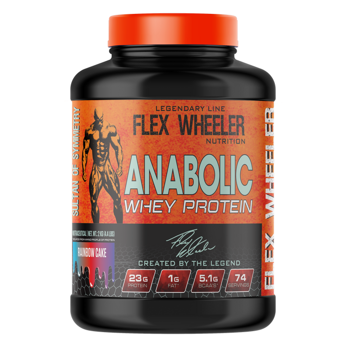 Flex Wheeler Anabolic Whey Protein 2kg | 74 Servings Flex Wheeler
