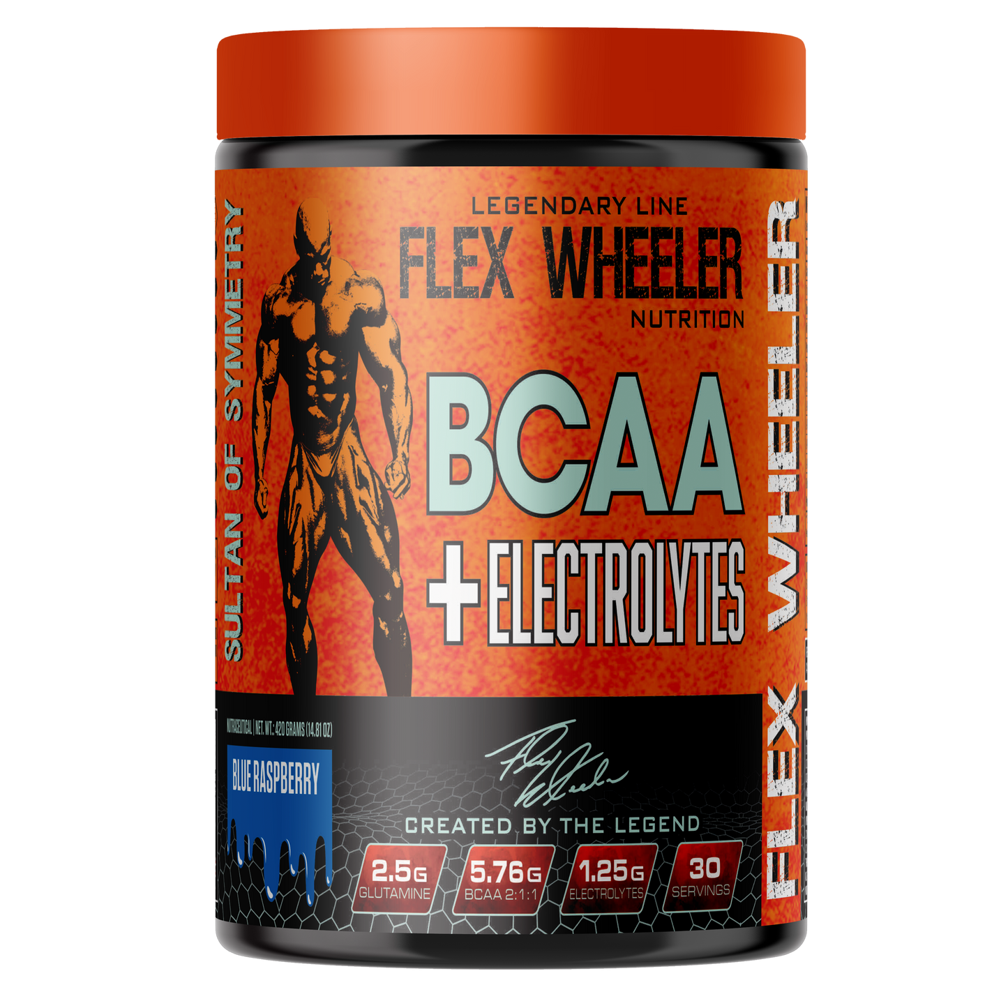 Flex Wheeler BCAA + Electrolytes Blue Raspberry 30 servings