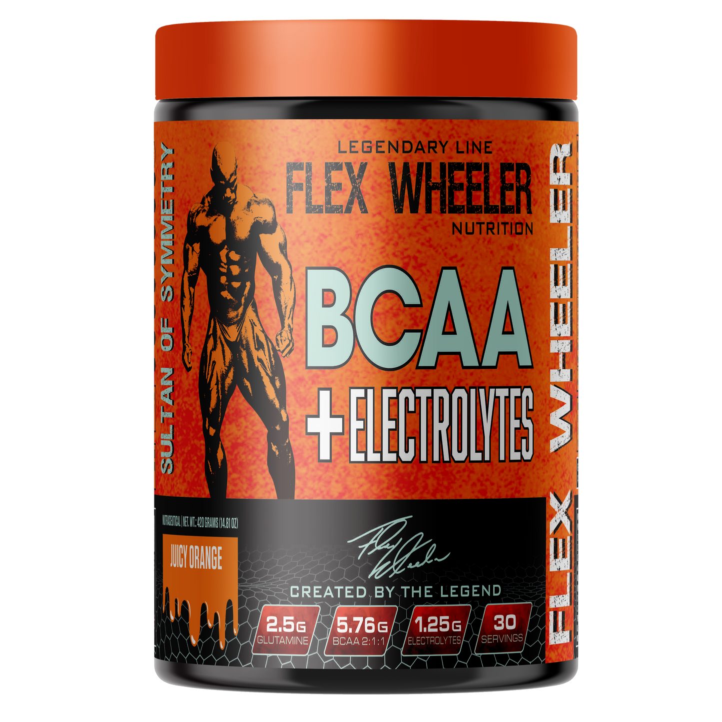 Flex Wheeler BCAA + Electrolytes JUICY ORANGE