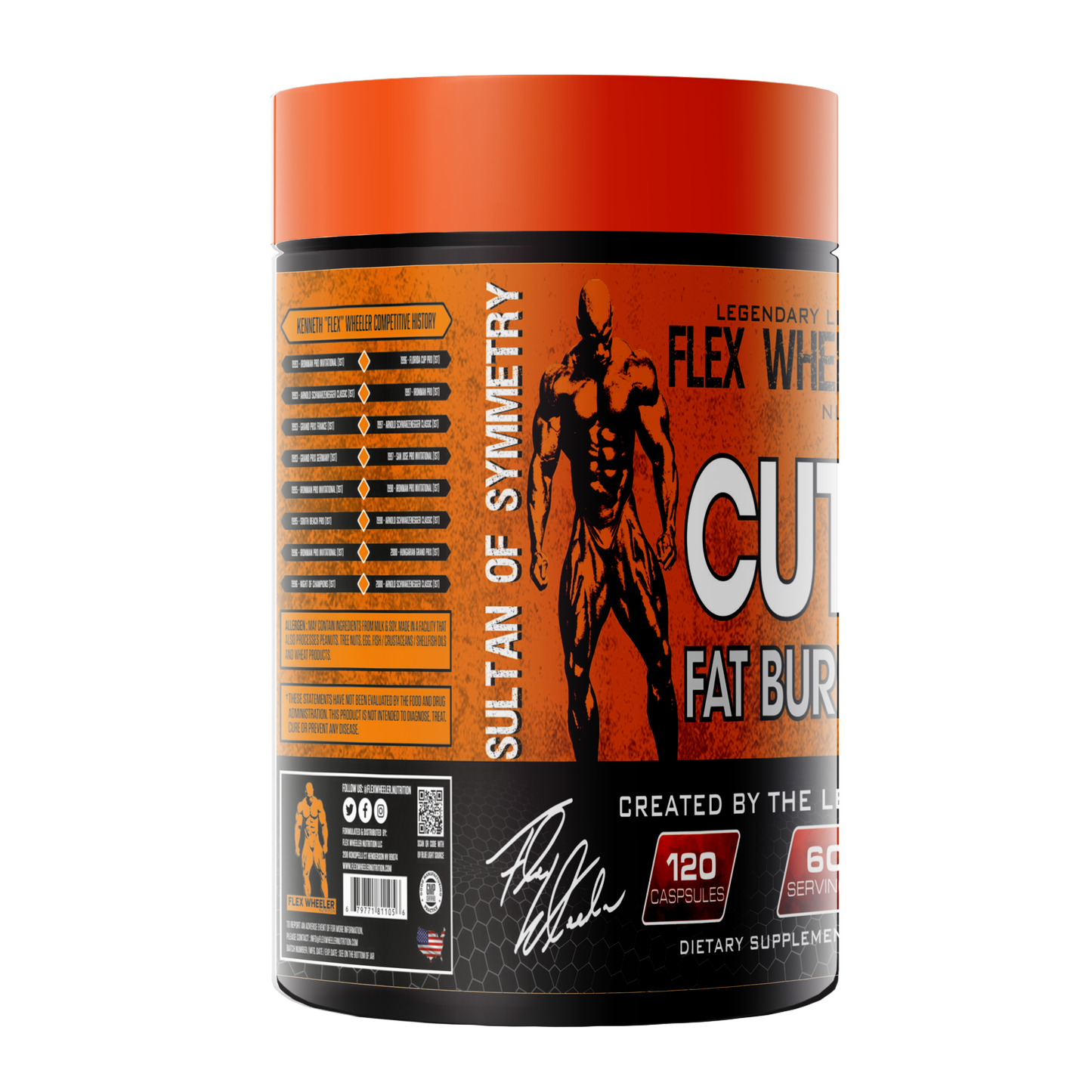 Flex Wheeler Cuts Fat Burner 120 Capsules | 60 Servings Flex Wheeler