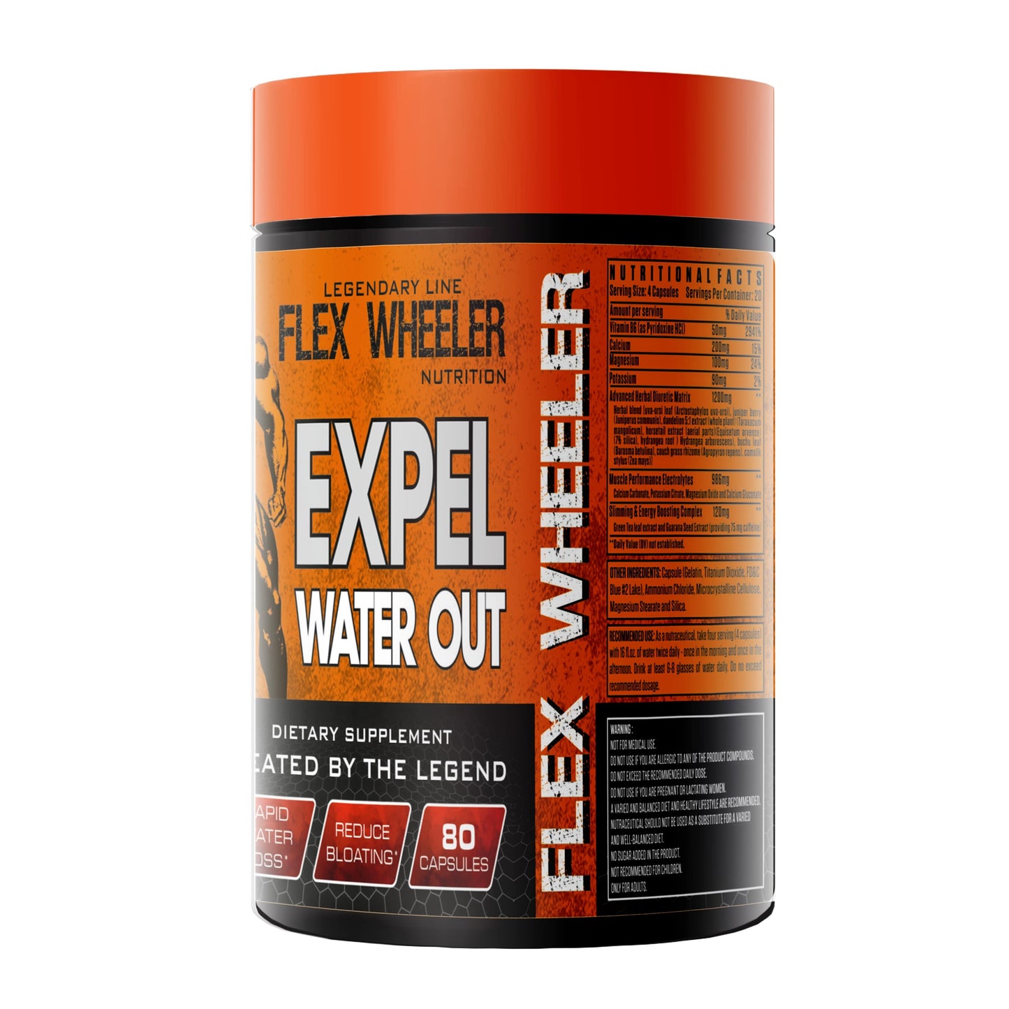 Flex Wheeler Expel Water Out | 80 Capsules Flex Wheeler