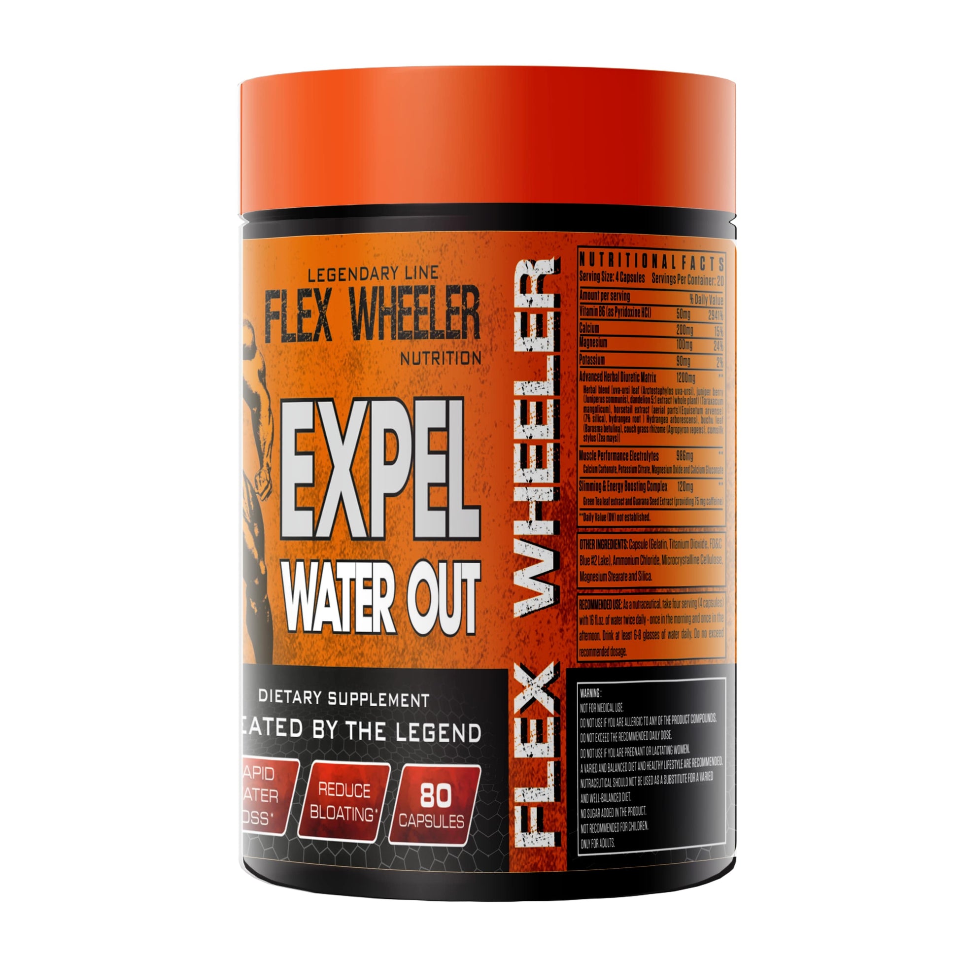 Flex Wheeler Expel Water Out | 80 Capsules Flex Wheeler