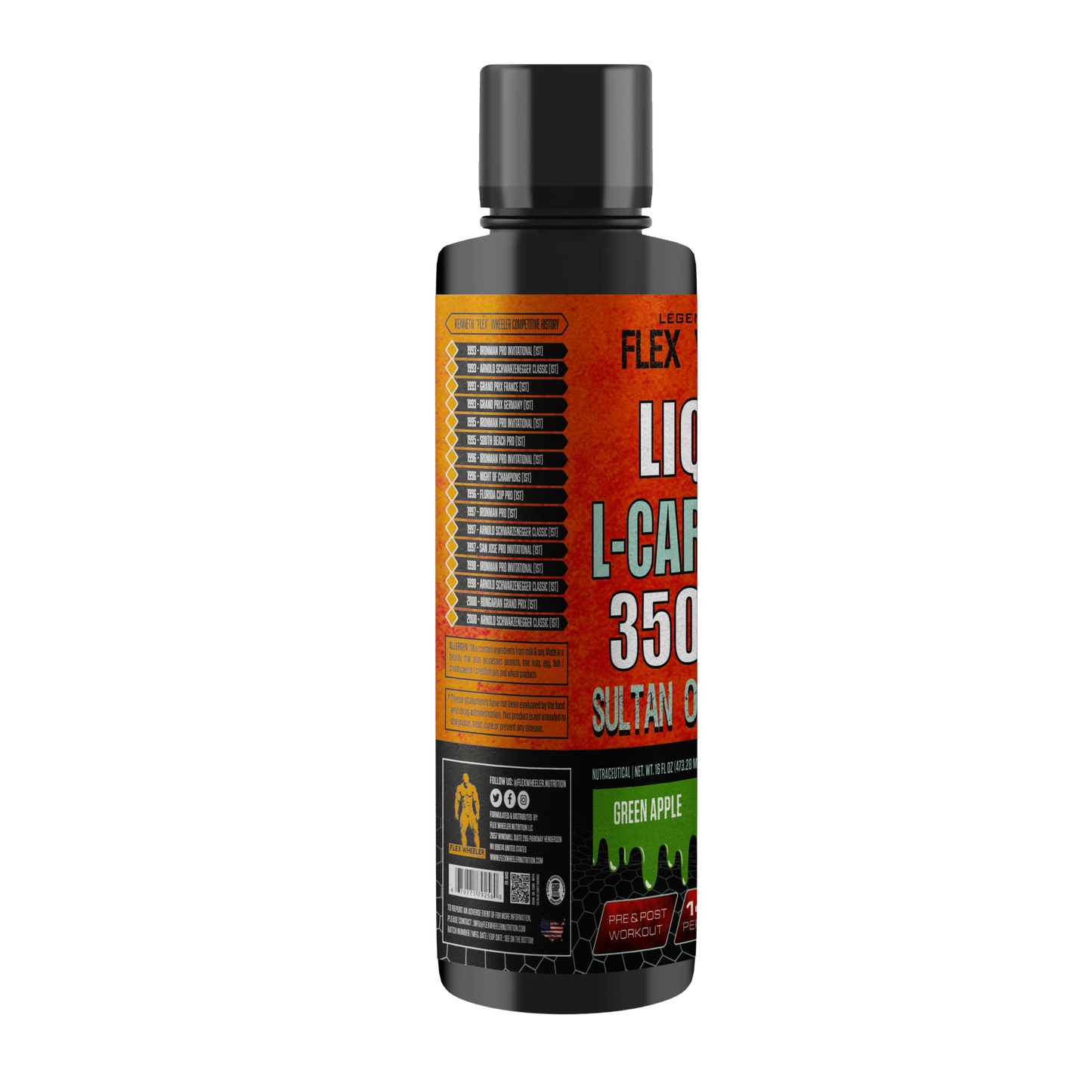 Flex Wheeler L-Carnitine Green Apple