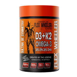 Flex Wheeler D3+K2 Omega-3 | 90 Softgels Flex Wheeler