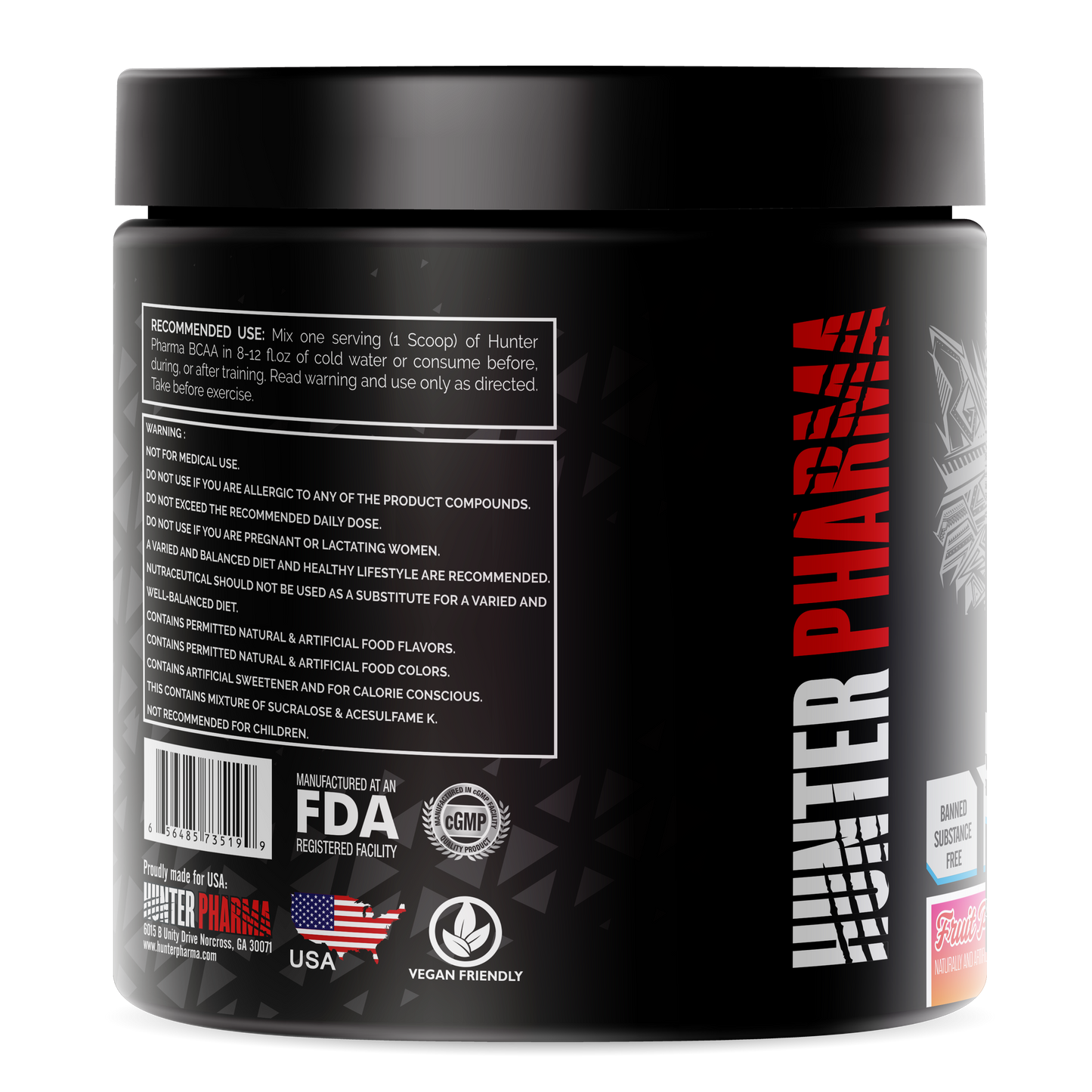 HUNTER PHARMA BCAA FRUIT PUNCH