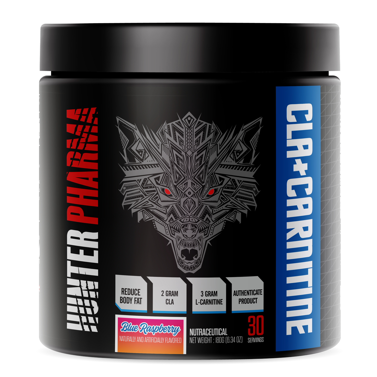 HUNTER PHARMA CLA+CARNITINE BLUERASPBERRY