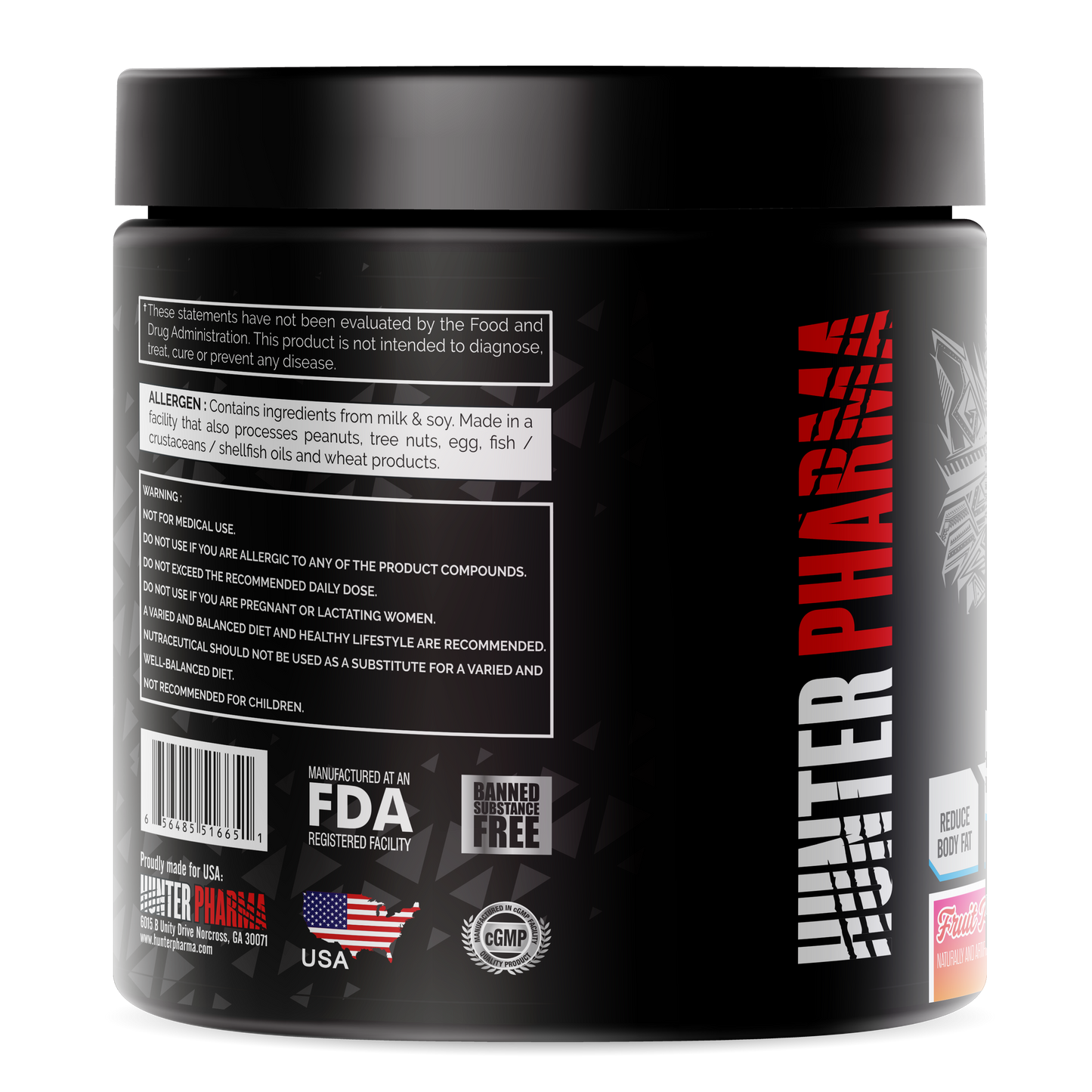 HUNTER PHARMA CLA+CARNITINE FRUIT PUNCH