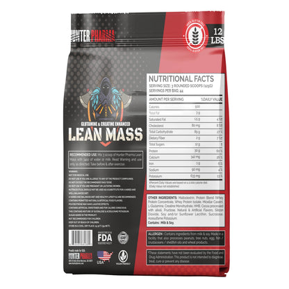 HUNTER PHARMA LEAN MASS GAINER 12 LBS
