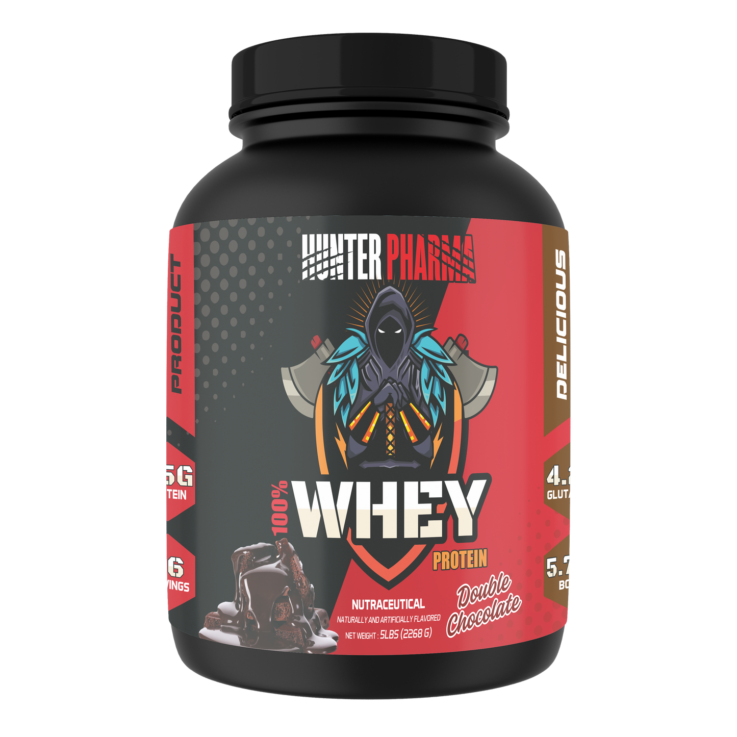 HUNTER PHARMA WHEY PROTEIN DOUBLE RICH CHOCOLATE
