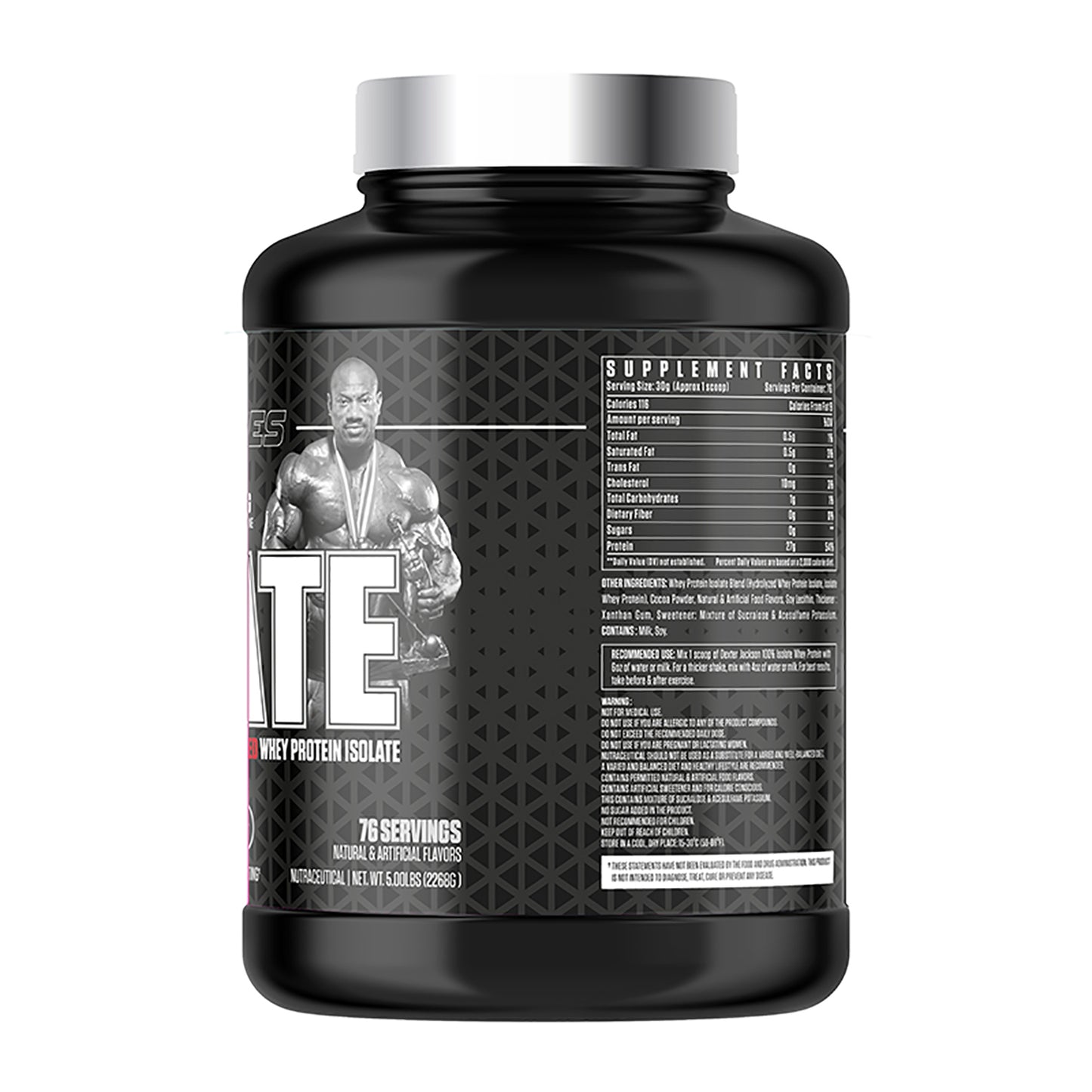 Dexter Jackson Black Signature Series Isolate (Hydrolyzed Whey Protein Isolate)