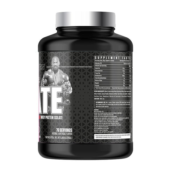 Dexter Jackson Black Signature Series Isolate (Hydrolyzed Whey Protein Isolate)