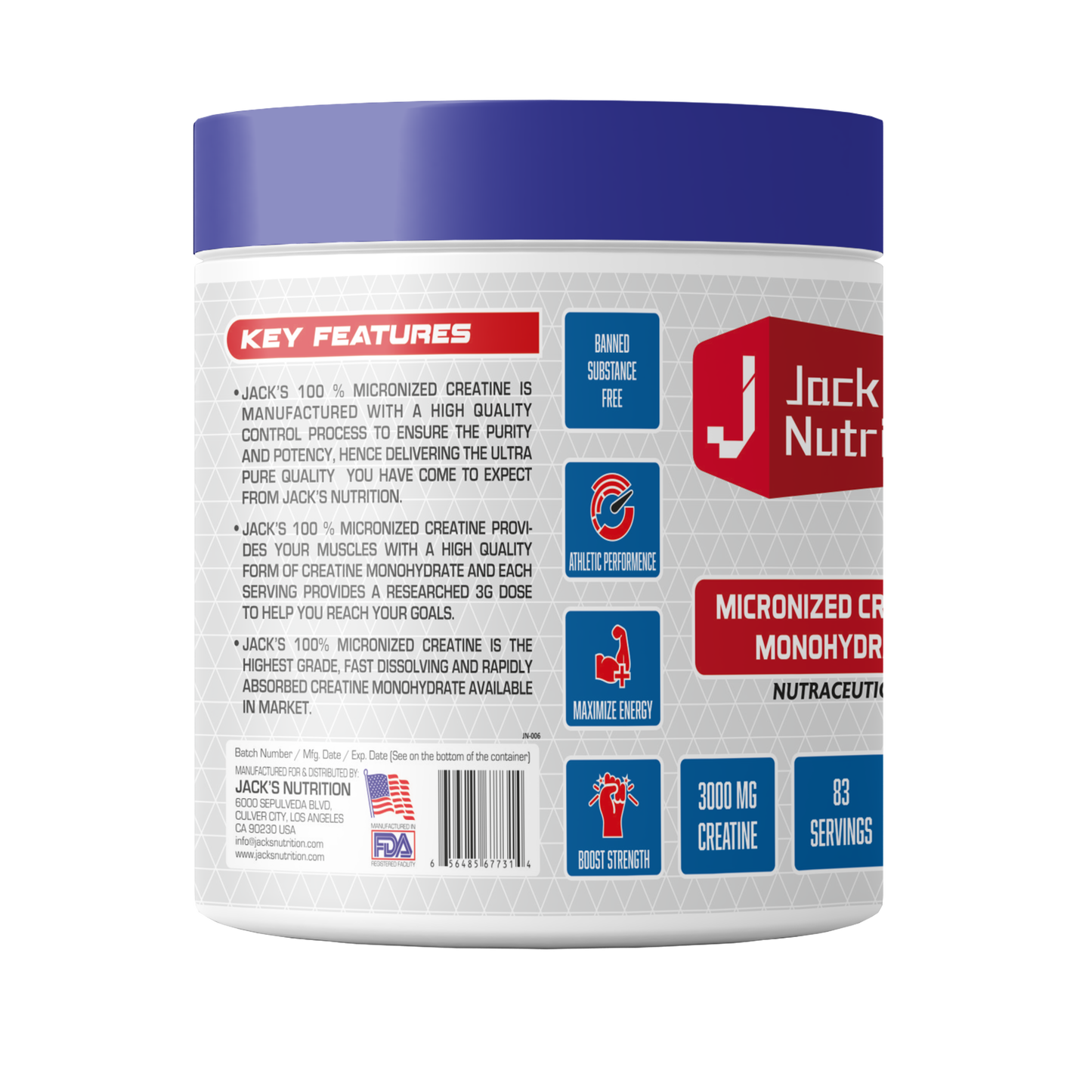 JACK NUTRITION CRAETINE