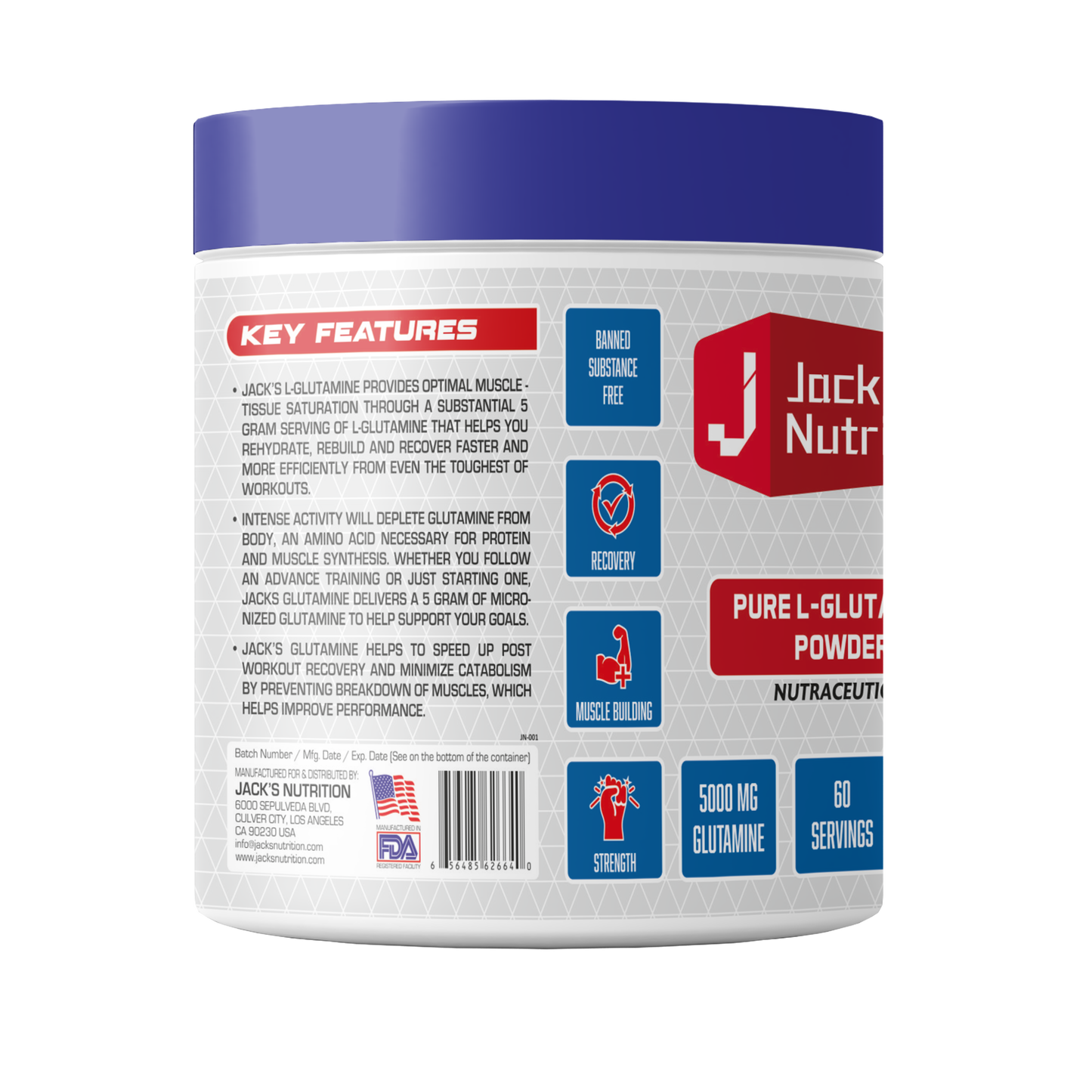 Jack Nutrition Glutamine