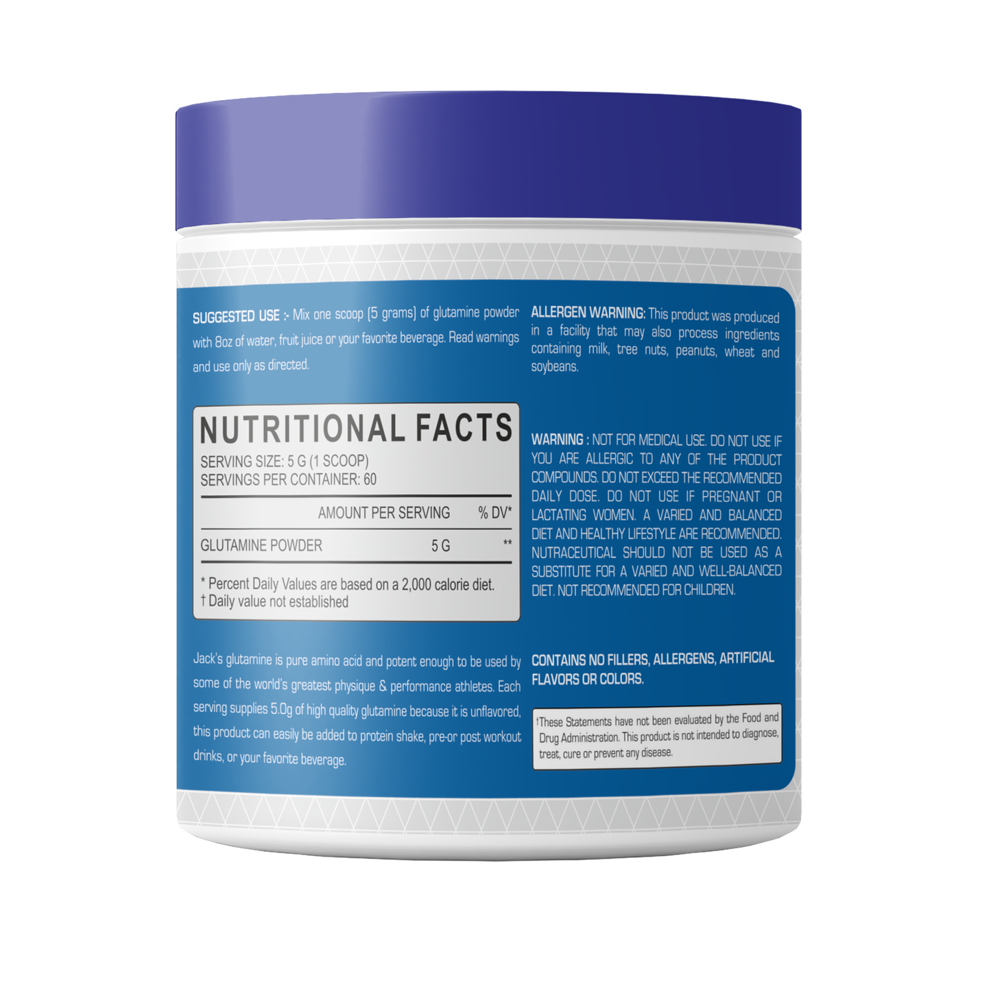 Jack Nutrition Glutamine