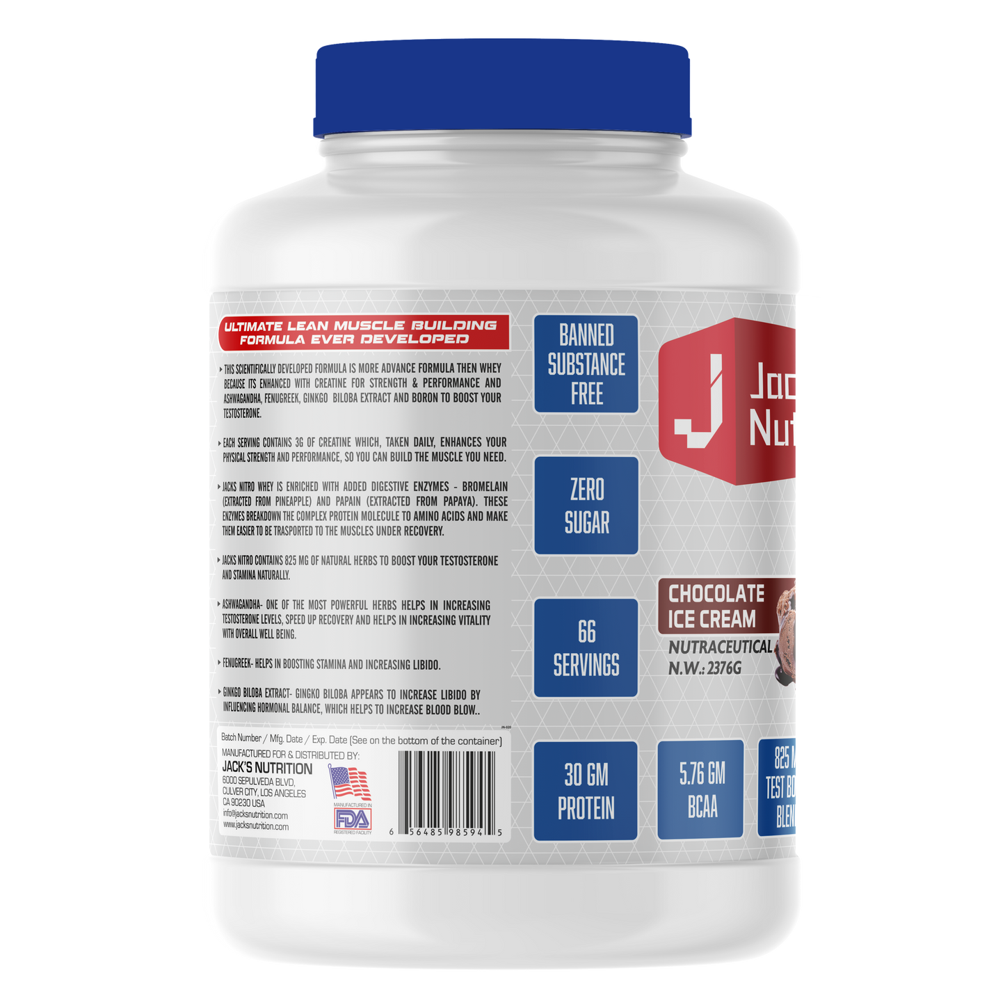Jack Nutrition Nitro Whey Protein