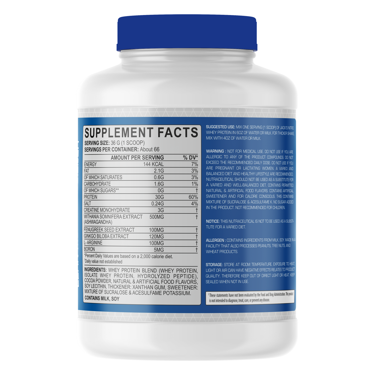 Jack Nutrition Nitro Whey Protein