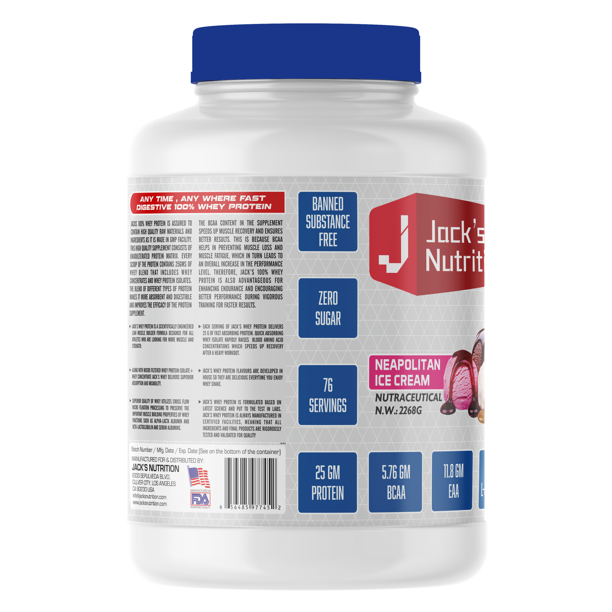 Jack Nutrition Whey Protein Jack Nutrition