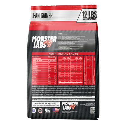 MONSTER LABS LEAN GAINER 12 LBS