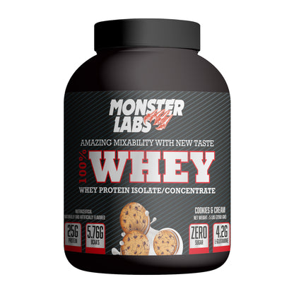 Monster Labs 100% Whey 4.4Lbs