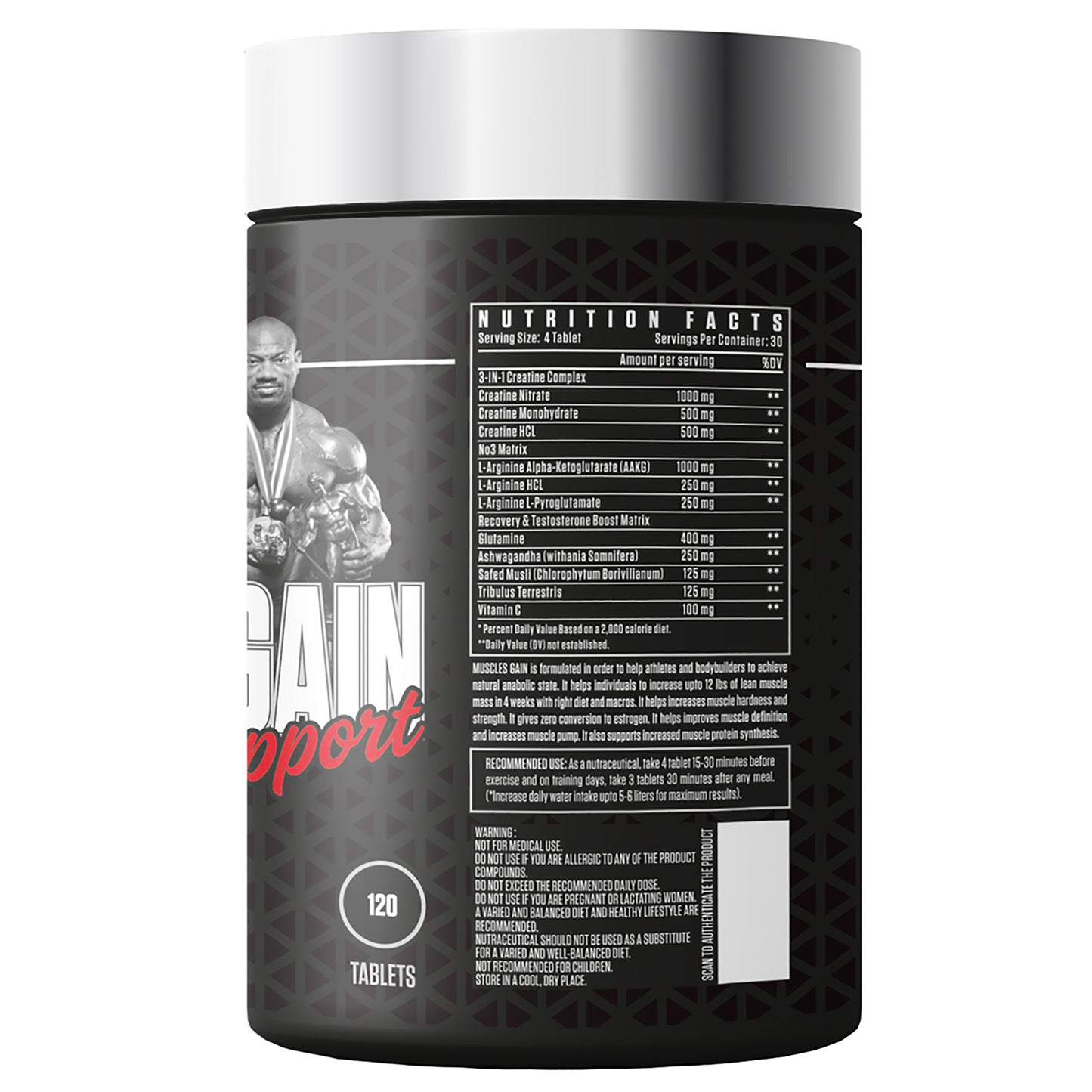 DEXTER JACKSON BLACK SIGNATURE SERIES MUSCLE GAIN SUPPORT