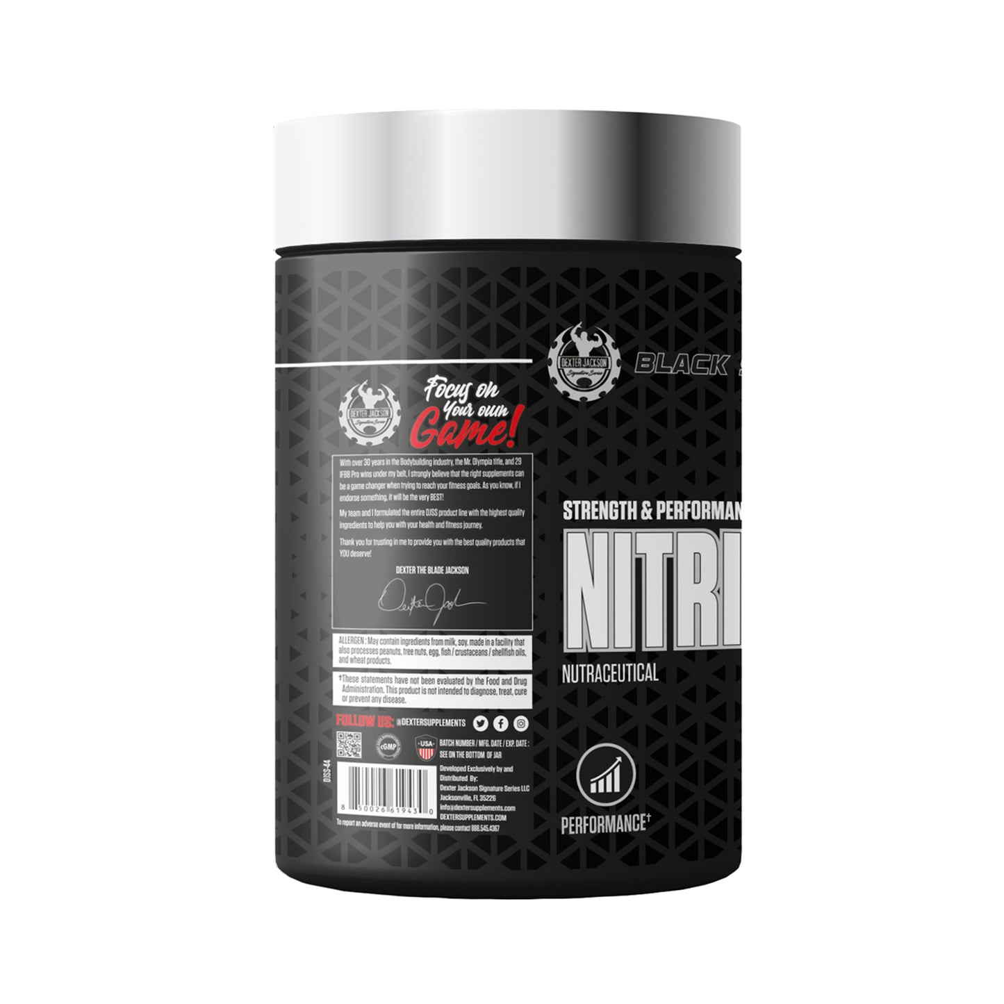 DEXTER JACKSON BLACK SIGNATURE SERIES NITRIX OXIDE BOOSTER