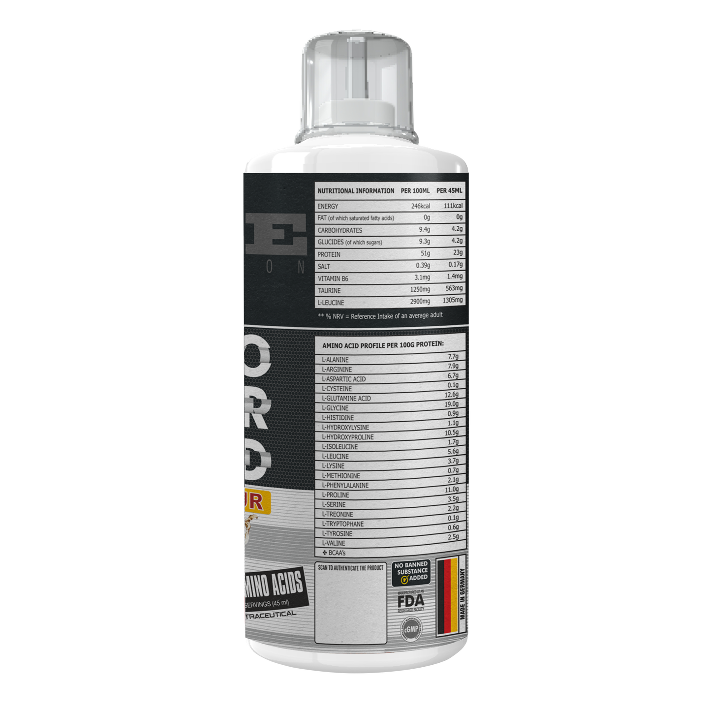 Pole Nutrition Amino Power Liquid Cola Flavor | 1000ml Pole Nutrition