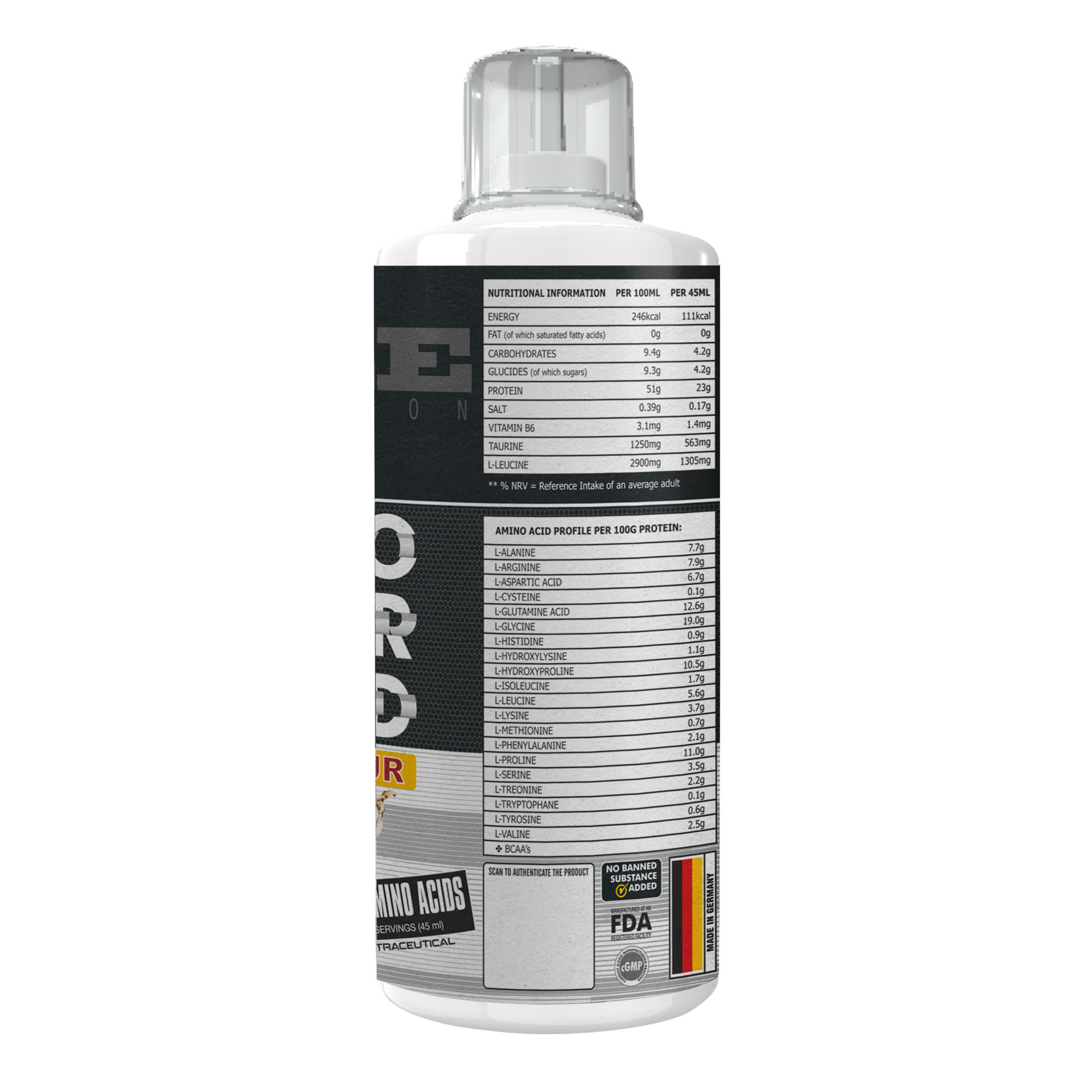 Pole Nutrition Amino Power Liquid Cola Flavor | 1000ml Pole Nutrition