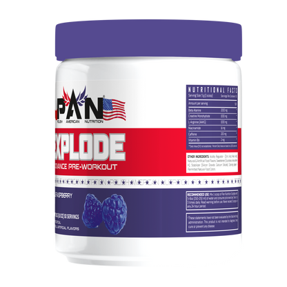 PAN NUTRITION Explode Advance Pre-Workout (Blue Raspberry)