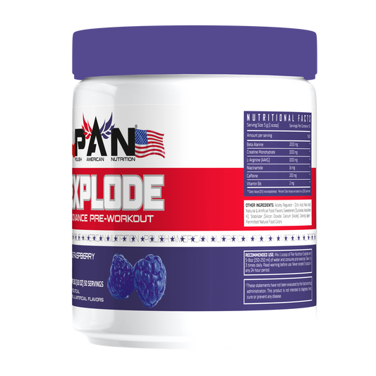 PAN NUTRITION Explode Advance Pre-Workout (Blue Raspberry)