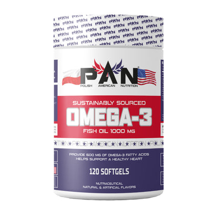 PAN NUTRITION Omega-3 Fish Oil 1000 Mg