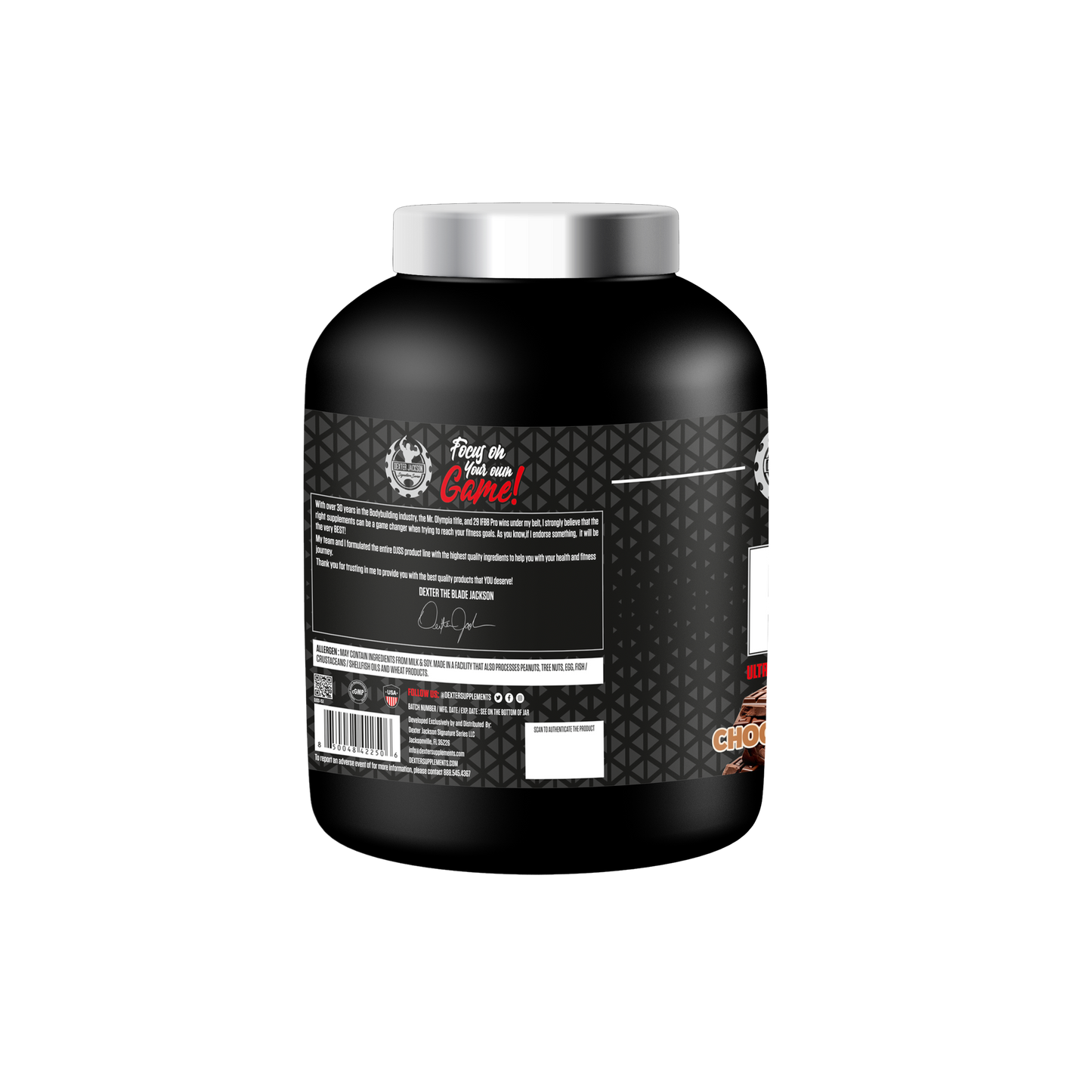 Dexter Jackson Black Signature Series Platinum Whey 4 LBS - Chocolate