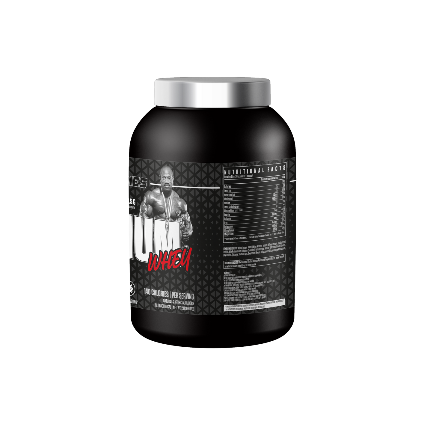 Dexter Jackson Black Signature Series Platinum Whey 2 LBS - Toffee