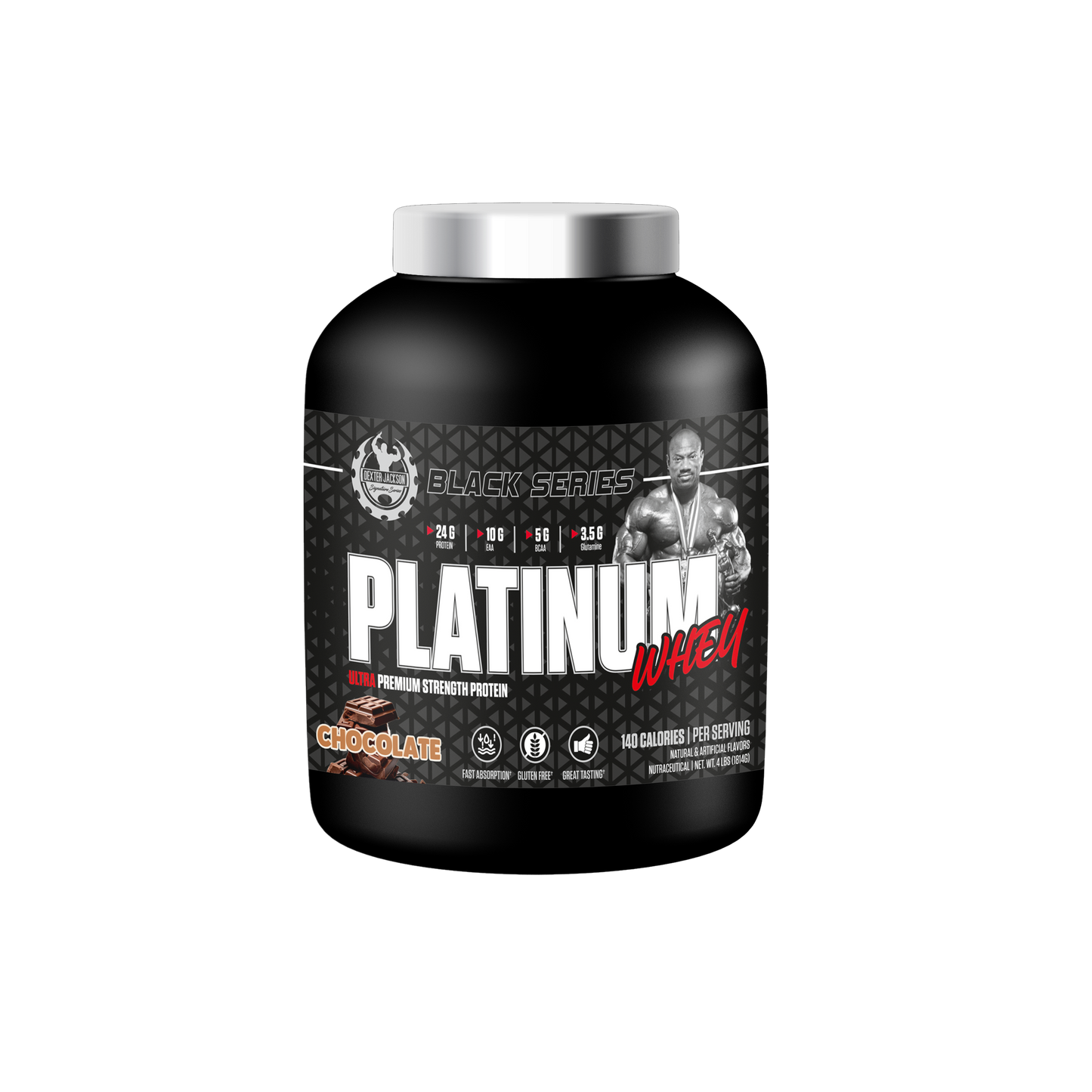 Dexter Jackson Black Signature Series Platinum Whey 4 LBS