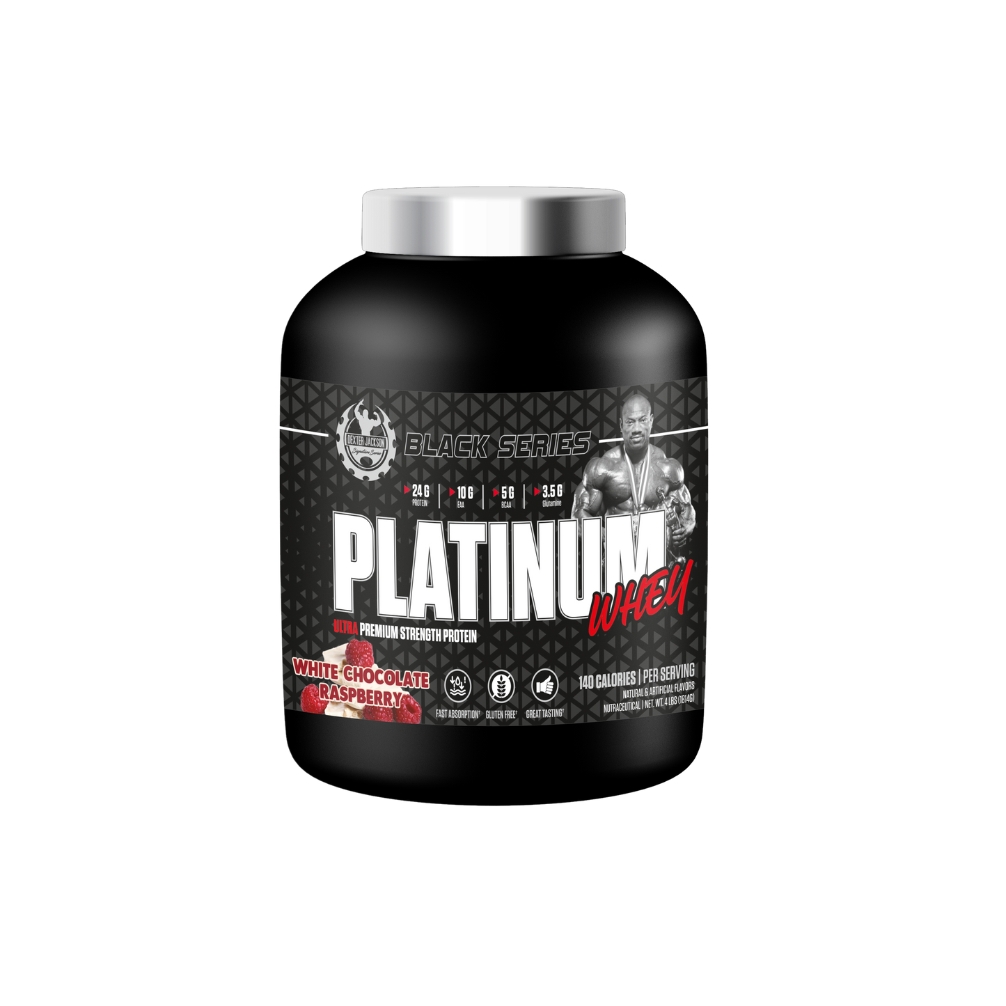 Dexter Jackson Black Signature Series Platinum Whey 4 LBS
