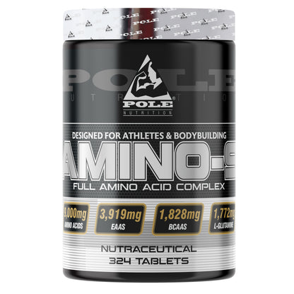 Pole Nutrition Amino-9 Tablets – Full Amino Acid Complex (324 Tablets)