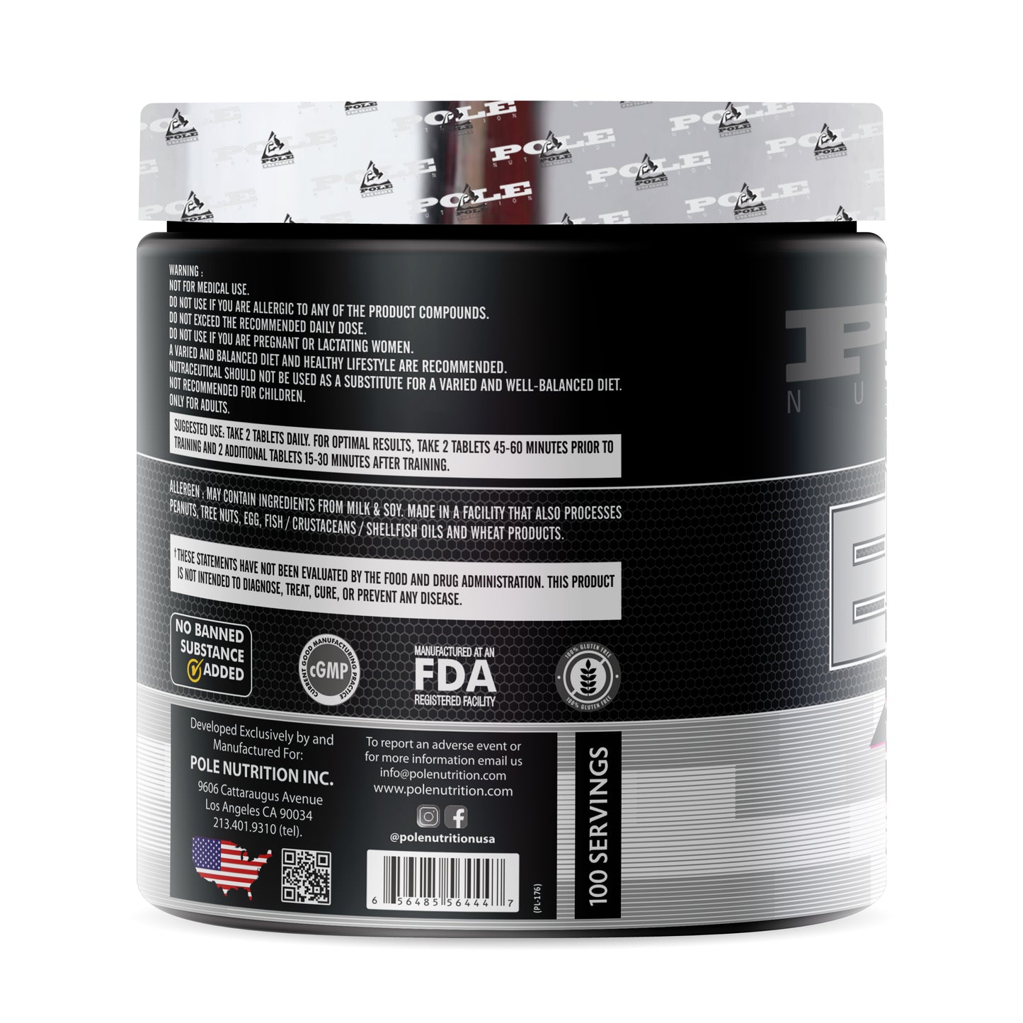 Pole Nutrition Stoke BCAA Powder