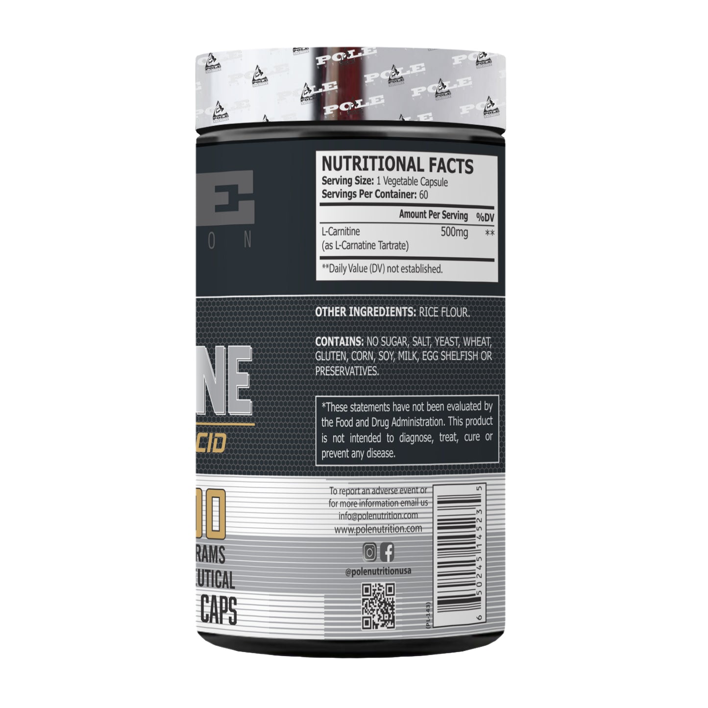 Pole Nutrition L-Carnitine Capsules
