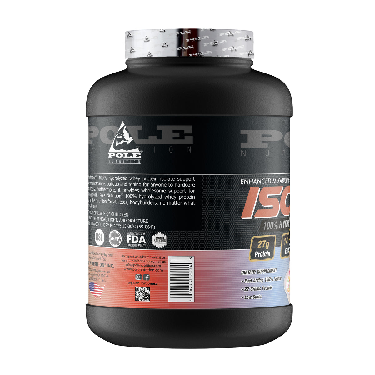 Pole Nutrition Isolate Whey Protein (Frooty Loops)