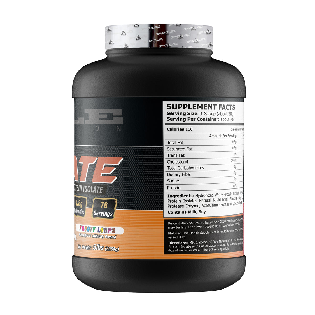Pole Nutrition Isolate Whey Protein (Frooty Loops)