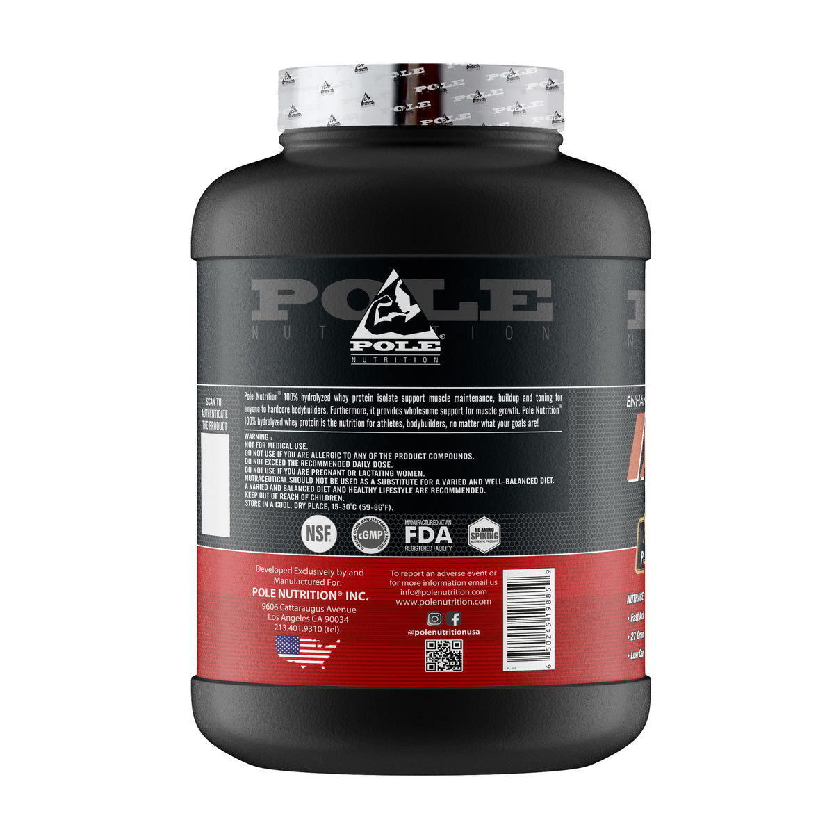 Pole Nutrition Isolate Whey Protein (Rich Chocolate)