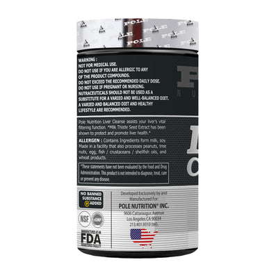 Pole Nutrition Liver Cleanser 60 Capsules